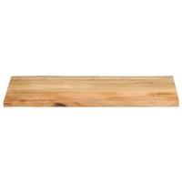 Tafelblad met natuurlijke rand 110x60x2,5 cm massief mangohout - thumbnail