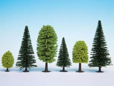 NOCH Hobby 26811 Set bomen Gemengd bos 50 tot 140 mm 25 stuk(s) NOCH Hobby 26811 Set bomen Gemengd bos 50 tot 140 mm 25 stuk(s)