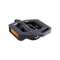 SHIMANO pedaalset click&apos;r t421 platform + enkelzijdig spd met sm-sh56 plaatjes zwart - thumbnail