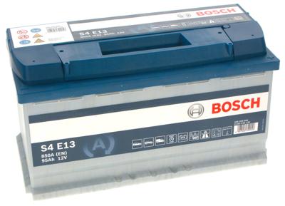 Bosch Blue auto accu S4E13 - 95Ah - 850A - aangepast voor voertuigen met start-stopsysteem S4E13