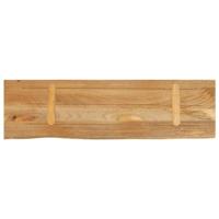Tafelblad met natuurlijke rand 120x40x3,8 cm massief mangohout - thumbnail