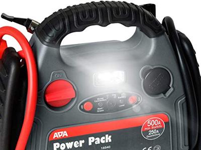 APA Snelstartsysteem Powerpack 16540 Starthulpstroom: 250 A 1x 12V-uitgang, Compressor, Laadtoestandweergave