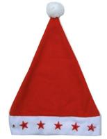 Kerstmuts met sterren - thumbnail