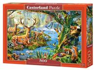 Castorland legpuzzel forest life, 500st. - thumbnail