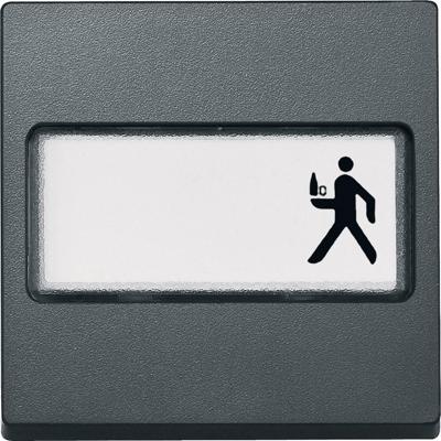 Merten 433314 Wisselschakelaar Afdekking System M Antraciet 1 stuk(s)