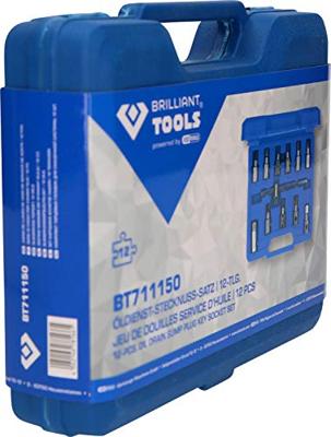 Brilliant Tools BT711150 Olieservice-steekdop, 12-delig