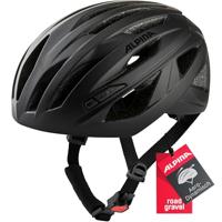 Olympic Sportswear Alpina path helm unisex matzwart maat 51-56 cm (s) - thumbnail