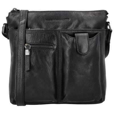 Hide & stitches porto schoudertas-Black