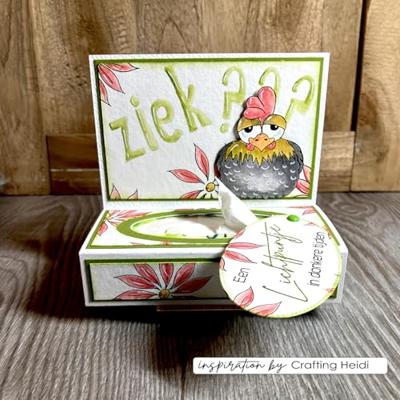 Vaessen Creative • clear stamps kerstkippen 1 12st.