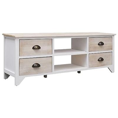 Tv-meubel 108x30x40 cm massief paulowniahout