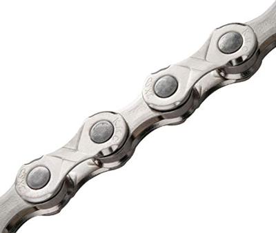 KMC e11 hi-performance triple x-durability 11-speed e-bike chain, 122 links, 5.65mm, silver - thumbnail