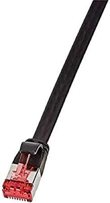 LogiLink CF2063S RJ45 Netwerkkabel, patchkabel CAT 6 U/FTP 3.00 m Zwart Vergulde steekcontacten 1 stuk(s)