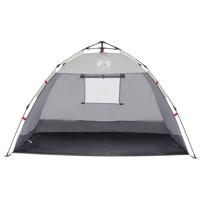 Strandtent 2-persoons waterdicht snelontgrendeling grijs - thumbnail