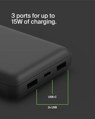 Belkin BoostCharge 20.000 mAh - 15 W powerbank - thumbnail