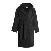 Capuchon kinderbadjas Seahorse-zwart-110/116 - thumbnail