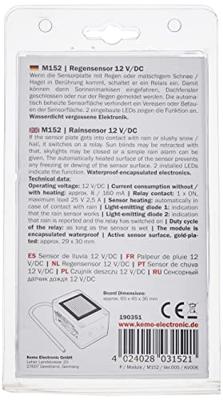 Kemo M152 Regensensor Module 12 V/DC