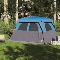 Gezinstent 6-persoons waterdicht blauw - thumbnail