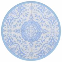 VidaXL Buitenkleed arakil ø160 cm polypropeen babyblauw - thumbnail