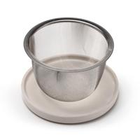 VW T1 Volkswagen Busje Explore - Porselein Mok met Thee Infuser & Deksel - thumbnail