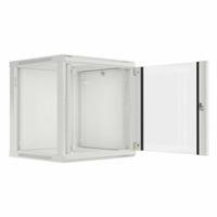 Lanberg WF01-6612-10S rack 12U Wandrek Grijs - thumbnail