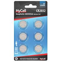 HyCell Knoopcel CR2032 3 V 6 stuk(s) 200 mAh Lithium CR2032 - thumbnail