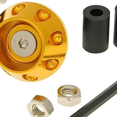 Vicma Handlebar plugs 13.5 mm gold, 781or
