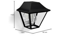 Philips WandlampAlpenglow 13cm zwart - 1649430PN - thumbnail