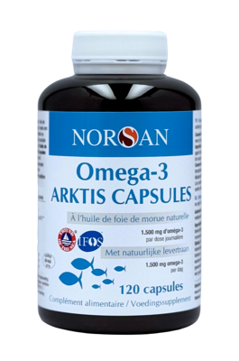 NORSAN Omega-3 arktis natuurlijke levertraan 120 Capsules