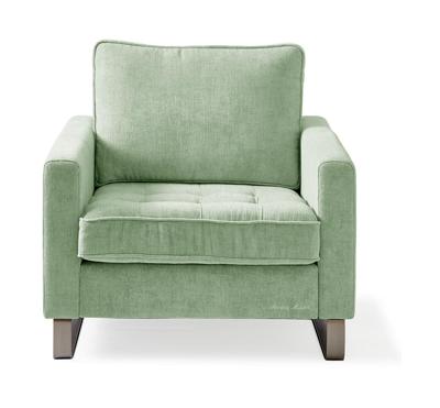 Rivièra Maison Fauteuil 'West Houston' Velvet, kleur Mint