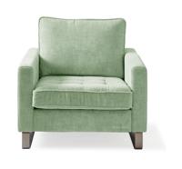 Rivièra Maison Fauteuil 'West Houston' Velvet, kleur Mint - thumbnail