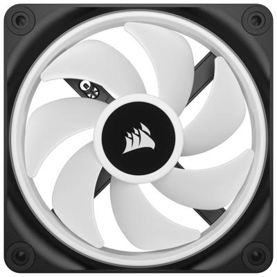 Corsair CO-9051002-WW PC-ventilator Zwart, Wit (b x h x d) 120 x 120 x 25 mm Incl. LED-verlichting