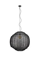 Dutchbone Hanglamp 'Meezan' 70cm, kleur Zwart - thumbnail