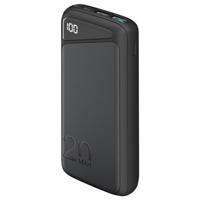 Goobay Goobay 53939 Powerbank 20000 mAh, Quick Charge, Power Delivery, LED-Anzeige Powerbank 20000 mAh LiPo Zwart Statusweergave - thumbnail