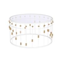 Hoofdtafel Home ESPRIT 82 x 82 x 45 cm - thumbnail