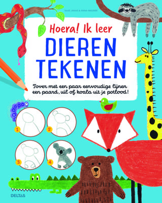 Boek hoera! ik leer dieren tekenen