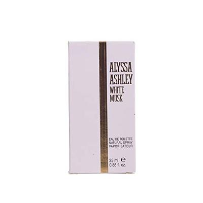 Alyssa Ashley eau de toilette spray white musk 25ml unisex - thumbnail