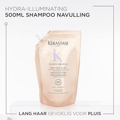 Kérastase Gloss Absolu Bain Hydra-Glaze Shampoo Refill Verpakking 500ml