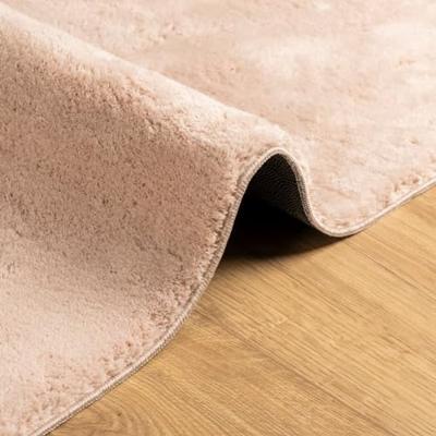 VidaXL Vloerkleed huarte laagpolig zacht wasbaar 200x280 cm roze