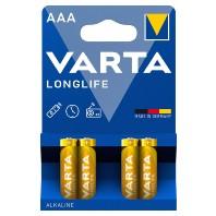 VARTA batterij "longlife longlife micro 4-pack blister aaa