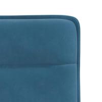Eetkamerstoelen 6 st fluweel blauw - thumbnail