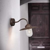 Voordeur verlichting roest Nordlux &apos;Luxembourg&apos; wandlamp E27 fitting - thumbnail