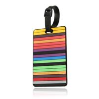 Bagagelabel - Stripes - thumbnail