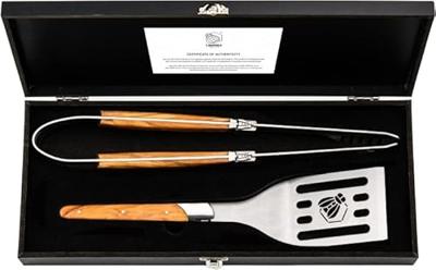 Laguiole Style de Vie BBQ Set Luxury Line - Olijfhout