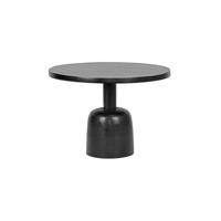 LABEL51 Bijzettafel Wink - Zwart - Metaal - 50 cm - thumbnail