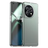 Lunso - OnePlus 11 - TPU Backcover hoes - Transparant - thumbnail