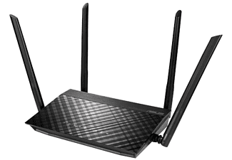 ASUS RT-AX53U (AX1800) Dual Band WiFi 6 Extendable Router, 4G / 5G Router vervanger, levenslange gratis netwerkbeveiliging, Instant Guard, VPN, AiMesh ondersteuning, smart home