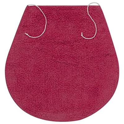 VidaXL Badmattenset stof fuchsia 3-delig