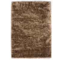 Hoogpolig Glanzend Vloerkleed Beige-160 x 230 cm - thumbnail