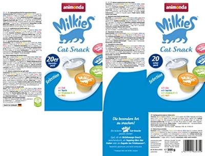 ANIMONDA Milkies Selection - Kattensnoepje - 20x15g