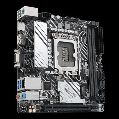 Asustek Computer PRIME H610I-PLUS-CSM Moederbord Socket Intel LGA 1700 Vormfactor Mini-ITX Moederbord chipset Intel® H610